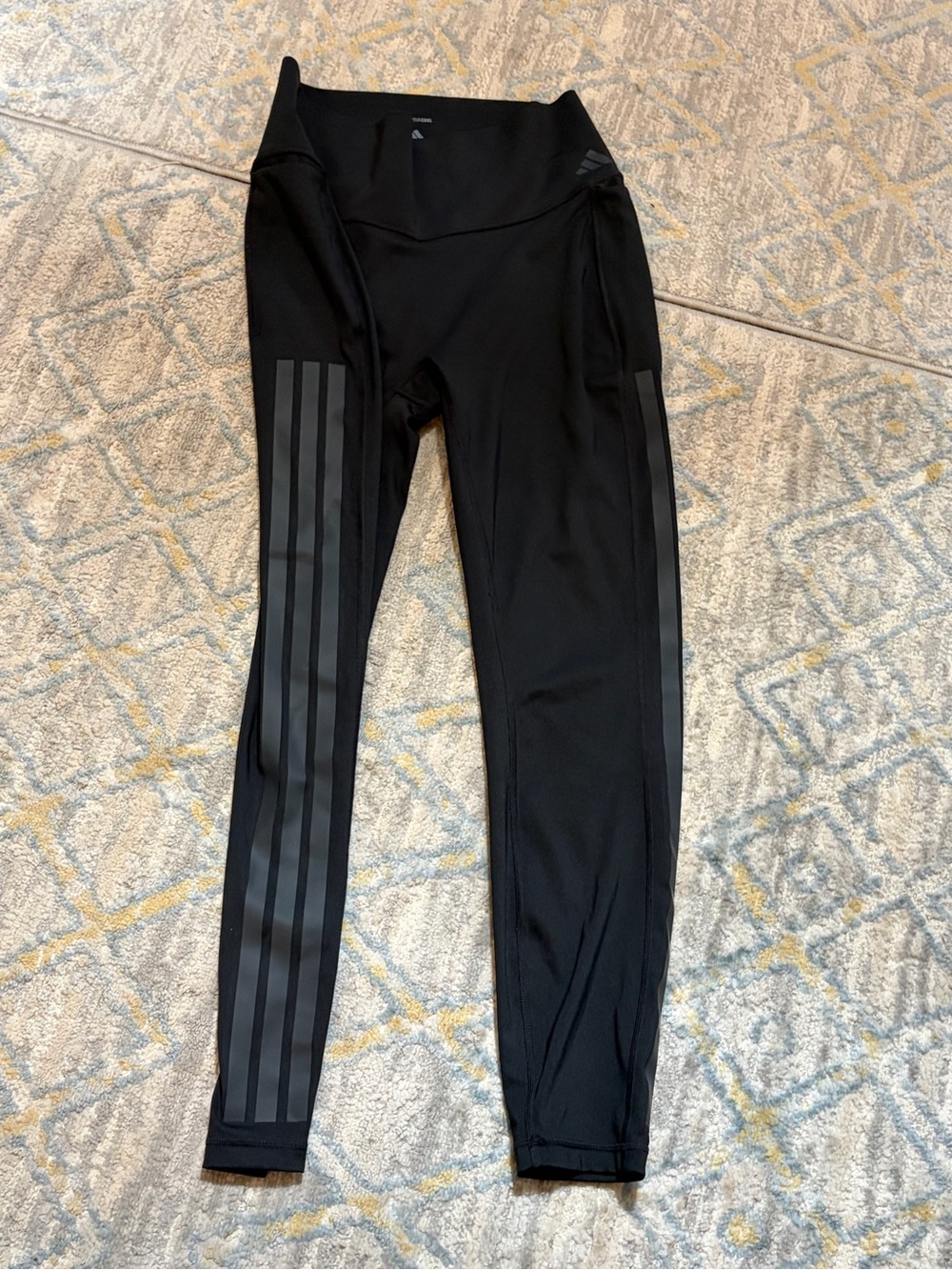 Womens adidas Leggings with Side Stripes